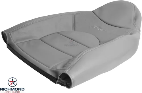Vista 5 de (Compatible with 1999 2000 Ford F-350 F350 Lariat Driver Side Lean Back Replacement Seat Cover, Gray