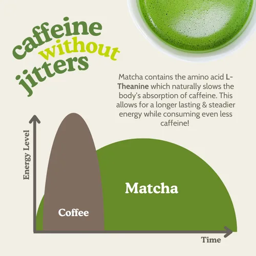 Vista 7 de SEN CHA Naturals Polvo matcha orgánico diario, auténtico té verde japonés, polvo matcha de grado culinario y ceremonial de primera y segunda