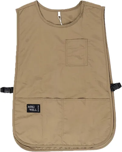 Vista 12 de Delantal impermeable unisex de trabajo con 4 bolsillos, delantal tipo faja, ultraligero, para chef y camarero, overol de trabajo