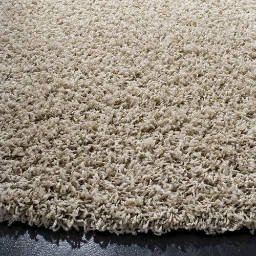 Vista 5 de SAFAVIEH Alfombra de área de 8x10 pies - Colección Athens Shag - Grande - Beige, no desprende pelusa y fácil de limpiar, ideal para sala de estar
