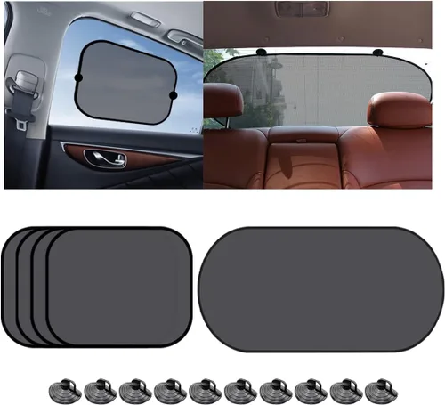 Vista 11 de 2 unidades de parasol universal para ventana, protector solar adhesivo - Protección contra el sol, los reflejos y los rayos UV para tu hijo