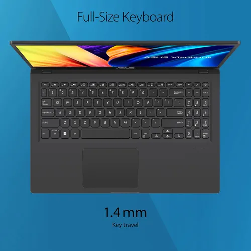 Vista 7 de ASUS VivoBook 15 F1500EA - Laptop delgada, pantalla FHD de 15.6 pulgadas, procesador Intel Core i3-1115G4 de 11ª generación, DDR4 de 4 GB, SSD NVMe