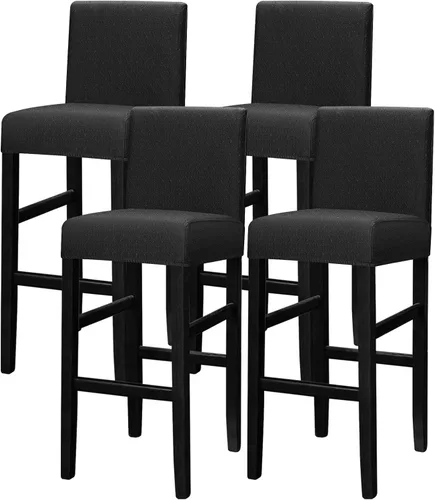 Vista 34 de Lellen - Fundas para taburete de bar de jacquard, fundas para silla de taburete de bar, fundas para silla de bar, fundas para taburete de bar