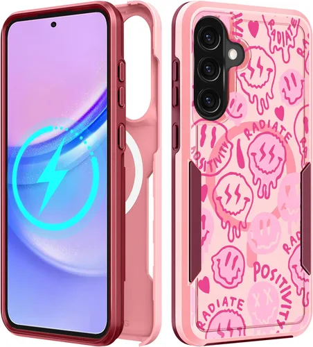 Vista 202 de Funda para Moto G 5G 2024 – Compatible con MagSafe para mujeres y niñas, bonita funda protectora magnética para teléfono, diseño femenino Kawaii