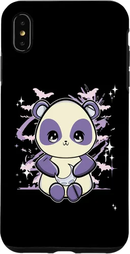 Vista 7 de Funda gótica pastel pastel con panda para iPhone 15