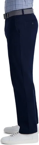 Vista 3 de HAGGAR Pantalón casual de sarga de ajuste recto para hombre