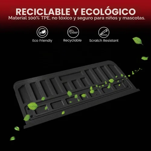 Vista 5 de LASFIT Alfombrilla para portón trasero para Ford Ranger 2023, 2022, 2021