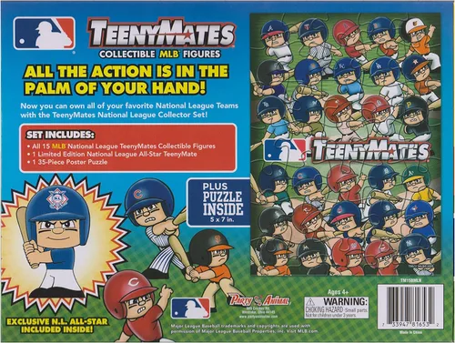 Vista 2 de Party Animal MLB National League Teenymates (16 unidades)