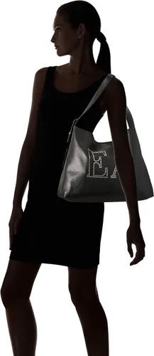 Vista 6 de Emporio Armani - Bolso de piel con logotipo de EA