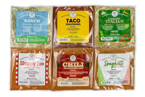 Vista 6 de MySALT - Mezcla de condimentos de chile, sin sodio, paquete de 5 para chile rápido bajo en sodio