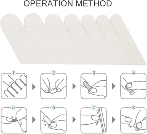 Vista 6 de Envoltura de seda para uñas, envoltura de seda para uñas, envoltura de seda adhesiva para uñas, calcomanías protectoras de uñas de gel UV