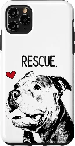 Vista 13 de Rescue Pitbull Dog Save Dogs Pit Bull Lover - Carcasa para iPhone 17