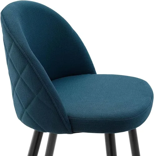 Vista 5 de Modway Taburetes de comedor tapizados de tela Cordial en Azure - Juego de 2
