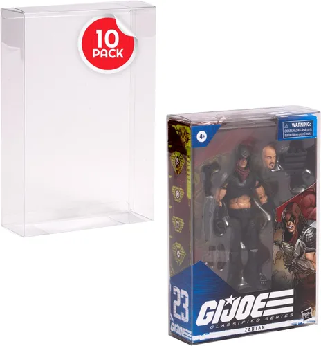 Vista 12 de EVORETRO Caja de exhibición y protector para figuras de acción Compatible con Star Wars, Marvel Legends y GI Joe (con tarjeta) Figura de 3.75