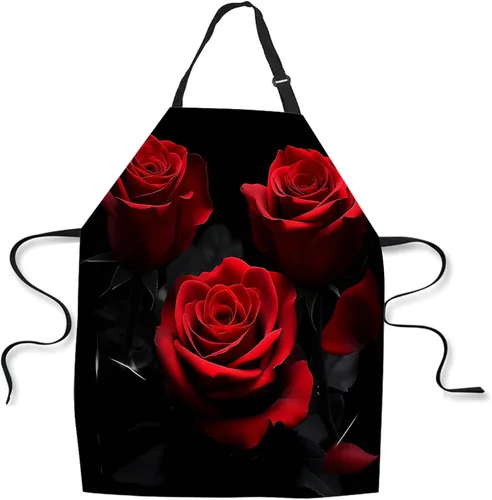 Vista 21 de Delantal de Cocina Faro con Puesta de Sol Delantal para Hornear en Casa Chef Delantal Impermeable para Mujeres y Hombres 31X27 Pulgadas