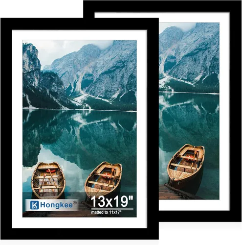 Vista 193 de Hongkee - Juego de 2 marcos de fotos, HK042515-MD5.5X8.5-BK(2PK)