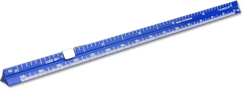 Vista 53 de Alumicolor Regla Métrica de Bolsillo para Arquitecto de Aluminio, 15CM, Negro