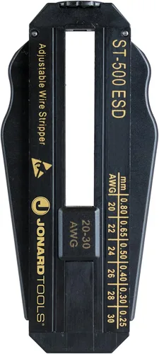 Vista 10 de Jonard Pelacables con precisión ajustable, 3-57/64" de longitud x 1-19/32" de altura x 19/32" de grosor, 1