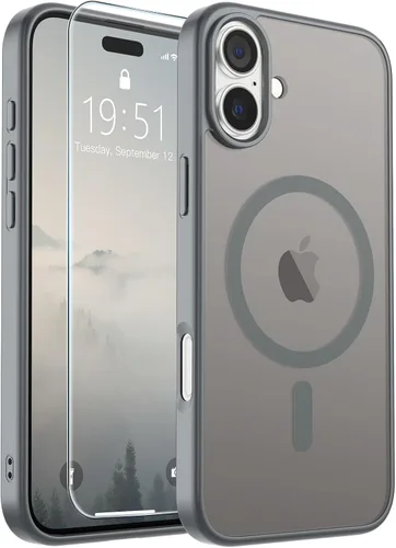 Vista 187 de SUPFINE Funda magnética para iPhone SE 2022 (3ª)/2020 (2ª), iPhone 8 (compatible con MagSafe) (protección contra caídas de grado militar), funda
