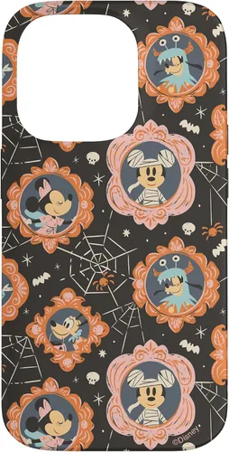 Vista 17 de iPhone 16 Disney Mickey Mouse & Pals Spooky Cute Halloween Frames Case