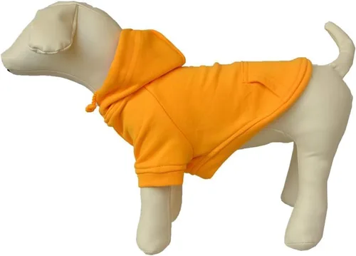 Vista 61 de Lovelonglong Sudadera básica con capucha para perros, 100% algodón, se adapta a perros pequeños, medianos y grandes, color negro, XS