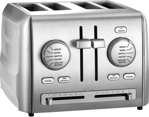 Vista 4 de Cuisinart CPT-620 Tostador de 2 rebanadas Custom Select, Acero inoxidable