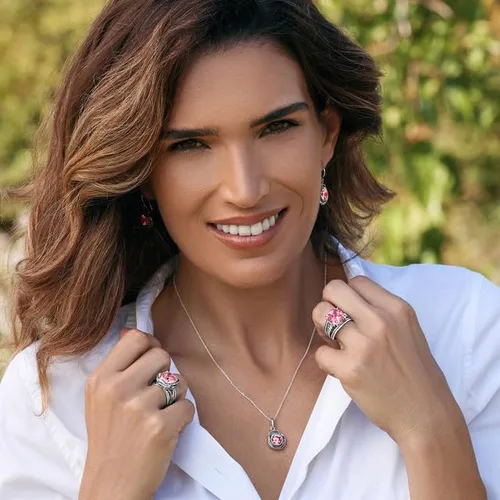 Vista 4 de JEAN RACHEL JEWELRY Anillo de plata de ley 925, diseño vintage con circonita cúbica en forma de cojín, hipoalergénico, sin plomo ni níquel, anillos