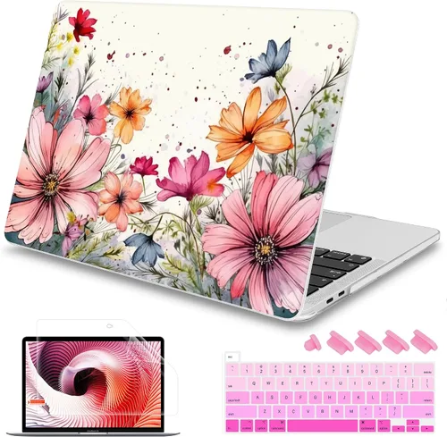 Vista 32 de Mektron Funda para MacBook Pro de 16 Pulgadas A2141 Versión 2019 con Pantalla Liquid Retina/Touch ID, Carcasa Rígida de Plástico con Funda