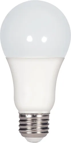 Vista 3 de Satco S28786 - Bombilla LED A19 de 15,5 W, 3000 K, blanco cálido, 1600 lúmenes, base mediana E26
