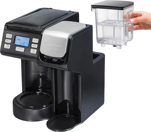 Vista 9 de Hamilton Beach FlexBrew Trio - Cafetera de goteo de 2 vías y una sola Negro