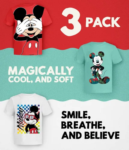Vista 7 de Disney Camiseta de Mickey Mouse para niños (ropa para niñas y niños) Fantasia Camiseta 2T, 3T, 4T, 5T, 6 niños pequeños y más