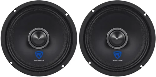 Vista 28 de Rockville RXM64 6.5 "150w 4 ohmios controlador de bajos medios altavoz de audio para coche de rango medio