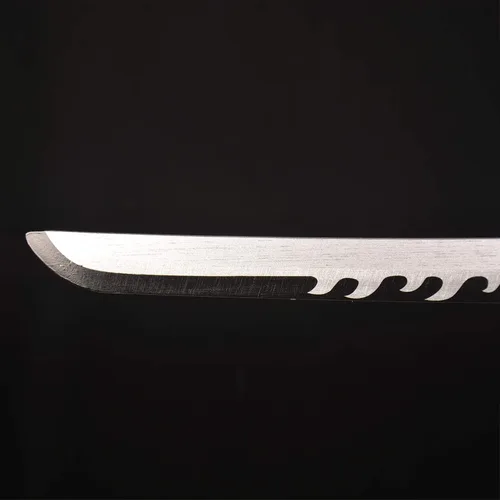 Vista 4 de Espadas de cosplay Agatsuma Zenitsu Samurai, espada Katana, espada de juguete de plástico para juego de disfraces, Halloween, cosplay, regalo, 4030