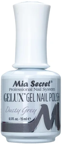 Vista 24 de Mia Secret Gelux Esmalte de Uñas en Gel Removible con Remojo - Negro - Curado con Lámpara de Uñas - Esmalte de Uñas en Gel de Larga Duración