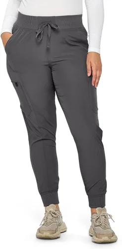 Vista 2 de Pantalones quirúrgicos acanalados para mujer