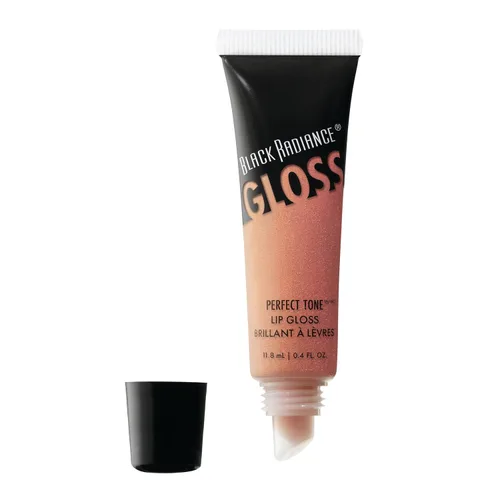 Vista 7 de Black Radiance Perfect Tone Lip Gloss, Caramel Kiss, 0.4 onzas