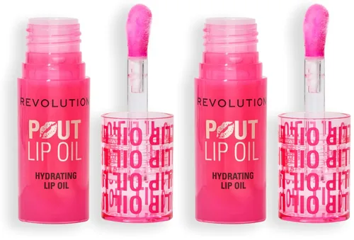 Vista 8 de Revolution Pout - Aceite de labios color rosa sandía