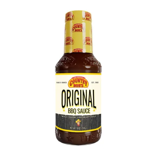 Vista 19 de Country Bob's Salsa barbacoa original de nogal y azúcar morena, 18 onzas (paquete de 1), salsa barbacoa orgánica y natural para carne, pollo y cerdo
