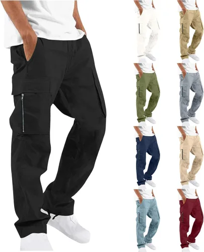 Vista 6 de Waterproof Hiking Pants Men,Mans Hiking Pants Long Joggers Fitness Hiking Casual Sweatpants Pants,Men's Hiking Pants