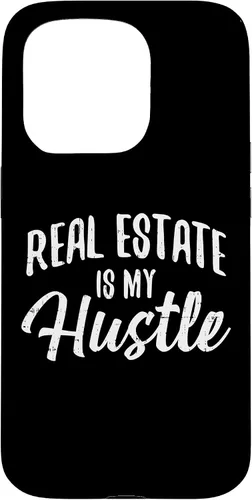 Vista 13 de Funda de regalo para iPhone 13 Pro Real Estate Is My Hustle Funny Agent Realtor Broker
