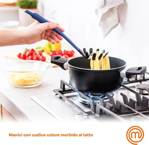 Vista 3 de MasterChef Herramientas de cocina de 6 piezas hechas de material resistente al calor, resistente al calor, con elegantes asas suaves y multicolor