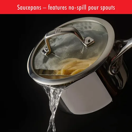 Vista 15 de ZWILLING Spirit Energy + Juego de utensilios de cocina antiadherentes de acero inoxidable de 10 piezas