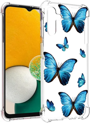 Vista 3 de Funda para Galaxy A13 5G, para Samsung A135G Lindo, Transparente Flexible Bumper TPU Suave Goma Cubierta de Silicona Funda para Samsung Galaxy A13