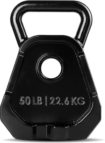 Vista 8 de Yes4All Kettlebell Special Shape, Upgraded &Multifunctional for Advanced Training, Solid Cast Iron Powder Coated, Anti Slip Handle Strength Training