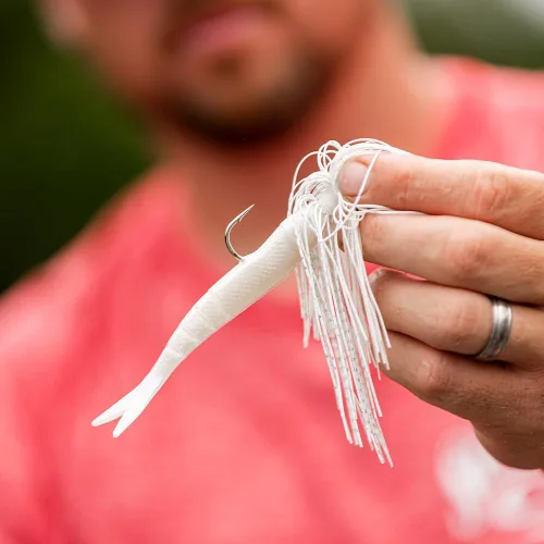 Vista 2 de Strike King Blade Minnow Swimbait Señuelo de pesca, 4.5 pulgadas, cuerpo segmentado
