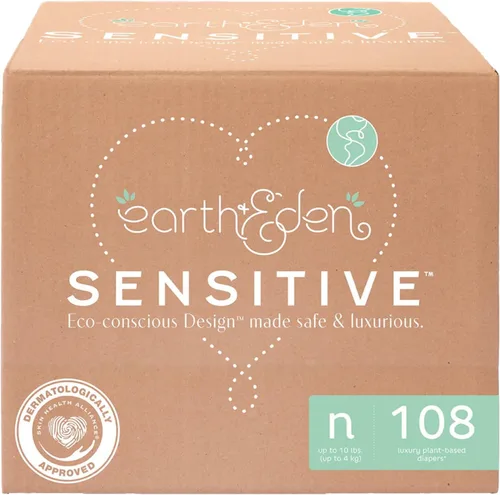 Vista 13 de Earth & Eden Sensitive Pañales ecológicos e hipoalergénicos Talla 1 176