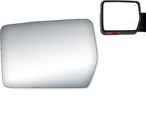 Vista 10 de WLLW Espejo lateral de repuesto para Ford F150 convexo RH Rignt lado del pasajero, incluye adhesivo, no remolque, espejo de vidrio no calentado