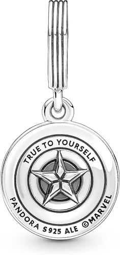 Vista 2 de PANDORA 790780C01 Marvel The Avengers Capitán América Shield Charm