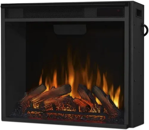 Vista 10 de Aspen - Chimenea eléctrica de 49 pulgadas en madera de castaño Real Flame