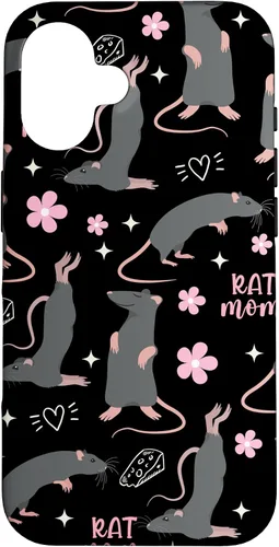 Vista 31 de Funda para iPhone 13 Pro Max Rat Mom Cute Rat Owner Keeper Pet Lover